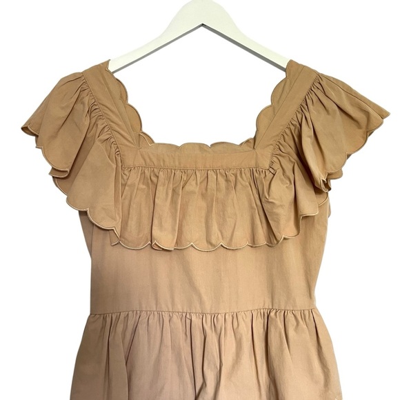 Hunter Bell Ramsey Dress Khaki Size 2 - Picture 6 of 12